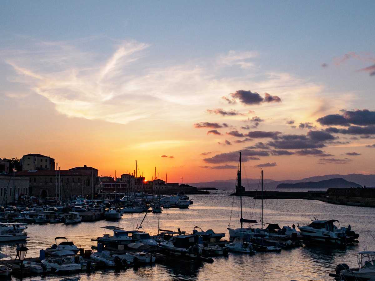 Sunset, Chania, Crete