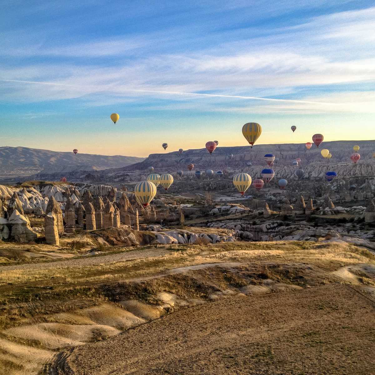 Balloon swarm and fairy towers