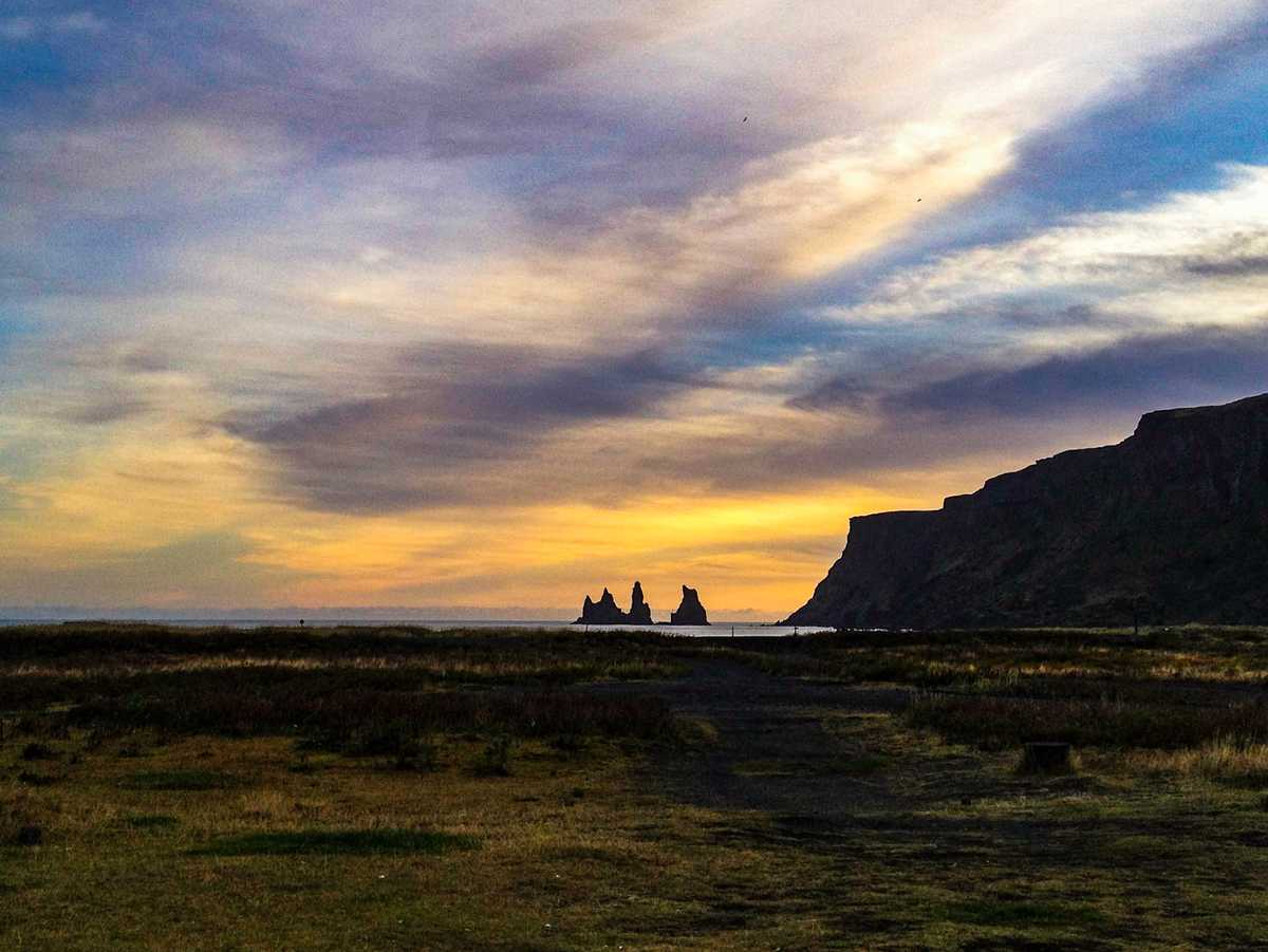 Sunset at Vík